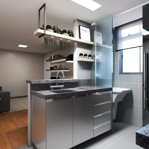 cozinha 2 Residencial Retiro Granville Contagem